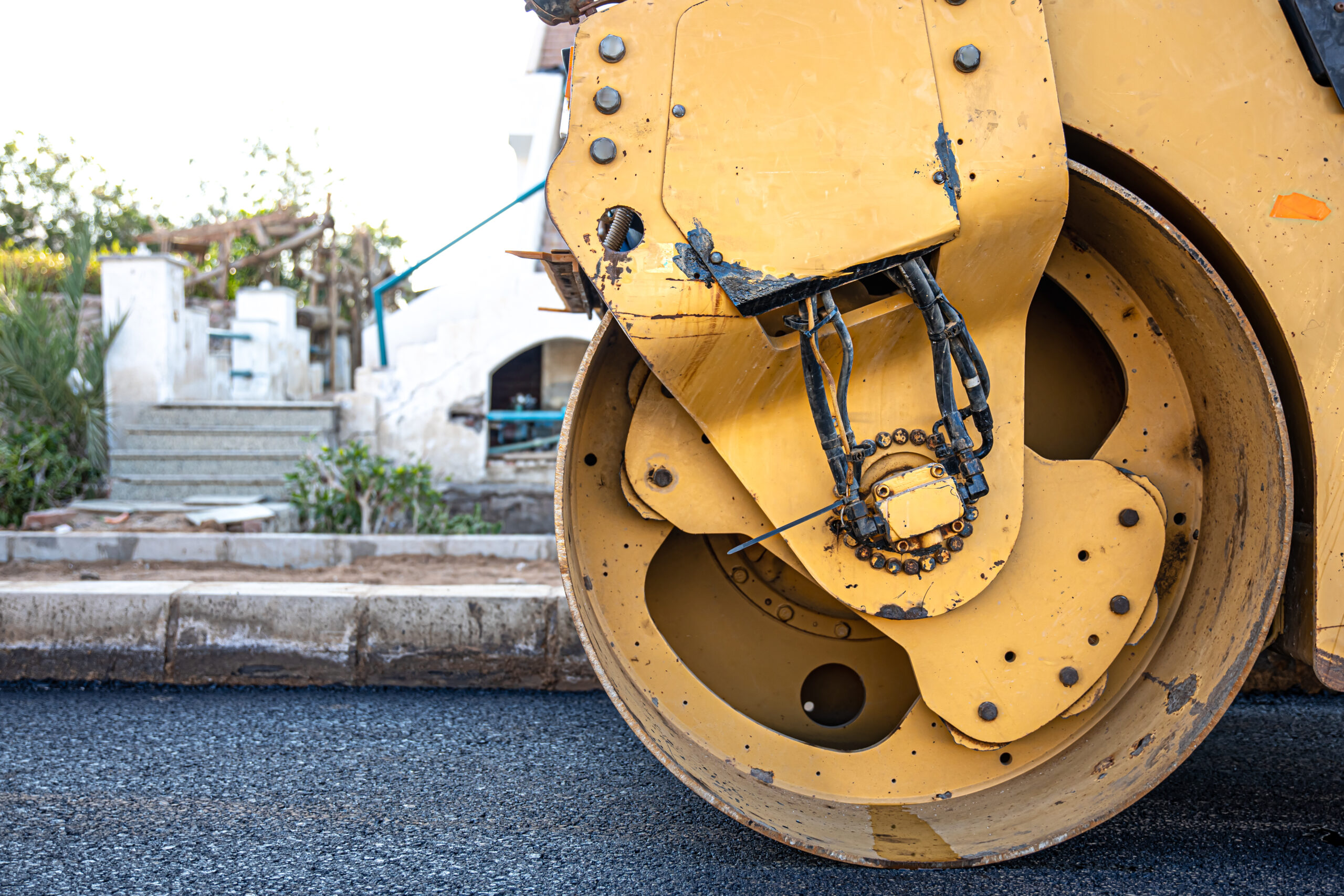 locação de rolo compactador